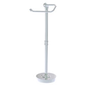  Pipeline Collection Free Standing Euro Style Toilet Tissue Stand in Polished Chrome, 7-7/8'' W x 7-11/16'' D x 24'' H
