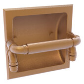  Pipeline Collection Recessed Toilet Paper Holder in Brushed Bronze, 6-1/8'' W x 6-1/8'' D x 4'' H