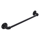  Pipeline Collection 18'' Towel Bar in Matte Black, 18'' W x 3-5/16'' D x 3'' H