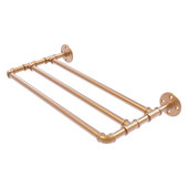  Pipeline Collection 18'' Wall Mounted Towel Shelf in Brushed Bronze, 18'' W x 10-13/16'' D x 3'' H
