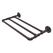  Pipeline Collection 18'' Wall Mounted Towel Shelf in Oil Rubbed Bronze, 18'' W x 10-13/16'' D x 3'' H