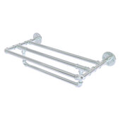  Pipeline Collection 18'' Wall Mounted Towel Shelf with Towel Bar in Polished Chrome, 18'' W x 10-13/16'' D x 5-13/16'' H