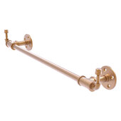  Pipeline Collection 24'' Towel Bar with Integrated Hooks in Brushed Bronze, 28-1/2'' W x 4'' D x 3-5/8'' H