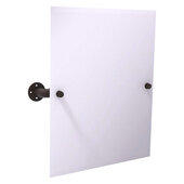  Pipeline Collection Frameless Rectangular Wall Mounted Tilt Mirror in Oil Rubbed Bronze, 24-1/2'' W x 4-1/8'' D x 26'' H