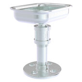  Pipeline Collection Vanity Top Soap Dish in Polished Chrome, 4-3/8'' W x 3-3/16'' D x 4-7/8'' H