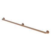  Pipeline Collection 42'' Extended 3 Post Grab Bar in Brushed Bronze, 45'' W x 3-9/16'' D x 3'' H