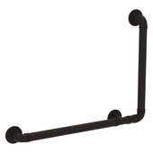  Pipeline Collection 18'' x 24'' Right Hand 90 Degree Grab Bar in Oil Rubbed Bronze, 27-1/2'' W x 3-3/16'' D x 21-1/2'' H