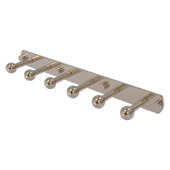  Prestige Skyline Collection 6-Position Tie and Belt Rack in Antique Pewter, 15-1/2'' W x 3'' D x 1-1/2'' H