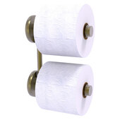  Prestige Skyline Collection 2-Roll Reserve Roll Toilet Paper Holder in Antique Brass, 6-1/8'' W x 2-5/8'' D x 8-1/8'' H