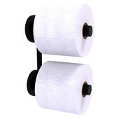  Prestige Skyline Collection 2-Roll Reserve Roll Toilet Paper Holder in Matte Black, 6-1/8'' W x 2-5/8'' D x 8-1/8'' H