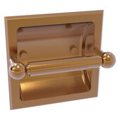  Prestige Skyline Collection Recessed Toilet Paper Holder in Brushed Bronze, 6-3/8'' W x 6-1/8'' D x 3-7/8'' H