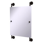  Prestige Skyline Collection Rectangular Frameless Rail Mounted Mirror in Oil Rubbed Bronze, 21'' W x 3-13/16'' D x 33'' H