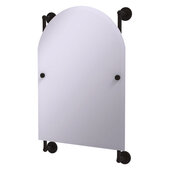  Prestige Skyline Collection Arched Top Frameless Rail Mounted Mirror in Oil Rubbed Bronze, 21'' W x 3-13/16'' D x 32'' H