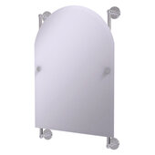  Prestige Skyline Collection Arched Top Frameless Rail Mounted Mirror in Polished Chrome, 21'' W x 3-13/16'' D x 32'' H