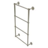  Prestige Skyline Collection 4-Tier 24'' Ladder Towel Bar with Smooth Accent in Polished Nickel, 24'' W x 5'' D x 34'' H