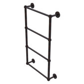  Prestige Skyline Collection 4-Tier 24'' Ladder Towel Bar with Smooth Accent in Venetian Bronze, 24'' W x 5'' D x 34'' H