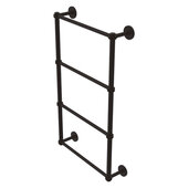 Prestige Skyline Collection 4-Tier 24'' Ladder Towel Bar with Dotted Detail in Oil Rubbed Bronze, 24'' W x 5'' D x 34'' H