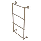  Prestige Skyline Collection 4-Tier 24'' Ladder Towel Bar with Dotted Detail in Antique Pewter, 24'' W x 5'' D x 34'' H