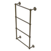  Prestige Skyline Collection 4-Tier 30'' Ladder Towel Bar with Dotted Detail in Antique Brass, 30'' W x 5'' D x 34'' H