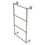  Prestige Skyline Collection 4-Tier 30'' Ladder Towel Bar with Dotted Detail in Satin Nickel, 30'' W x 5'' D x 34'' H