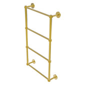 Prestige Skyline Collection 4-Tier 36'' Ladder Towel Bar with Dotted Detail in Polished Brass, 36'' W x 5'' D x 34'' H