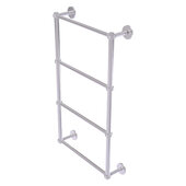  Prestige Skyline Collection 4-Tier 24'' Ladder Towel Bar with Grooved Detail in Polished Chrome, 24'' W x 5'' D x 34'' H