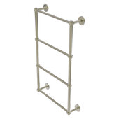  Prestige Skyline Collection 4-Tier 30'' Ladder Towel Bar with Grooved Detail in Polished Nickel, 30'' W x 5'' D x 34'' H