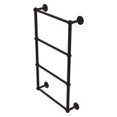  Prestige Skyline Collection 4-Tier 24'' Ladder Towel Bar with Twisted Detail in Oil Rubbed Bronze, 24'' W x 5'' D x 34'' H