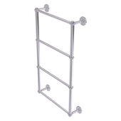 Prestige Skyline Collection 4-Tier 24'' Ladder Towel Bar with Twisted Detail in Polished Chrome, 24'' W x 5'' D x 34'' H