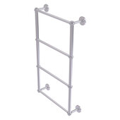  Prestige Skyline Collection 4-Tier 24'' Ladder Towel Bar with Twisted Detail in Satin Chrome, 24'' W x 5'' D x 34'' H
