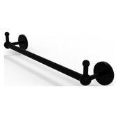  Prestige Skyline Collection 18'' Towel Bar with Integrated Peg Hooks in Matte Black, 20-1/4'' W x 3-13/16'' D x 3-5/16'' H