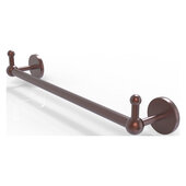  Prestige Skyline Collection 18'' Towel Bar with Integrated Peg Hooks in Antique Copper, 20-1/4'' W x 3-13/16'' D x 3-5/16'' H