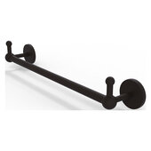  Prestige Skyline Collection 18'' Towel Bar with Integrated Peg Hooks in Oil Rubbed Bronze, 20-1/4'' W x 3-13/16'' D x 3-5/16'' H