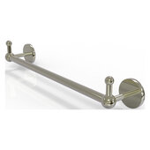 Prestige Skyline Collection 18'' Towel Bar with Integrated Peg Hooks in Polished Nickel, 20-1/4'' W x 3-13/16'' D x 3-5/16'' H