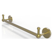  Prestige Skyline Collection 18'' Towel Bar with Integrated Peg Hooks in Satin Brass, 20-1/4'' W x 3-13/16'' D x 3-5/16'' H