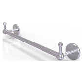  Prestige Skyline Collection 18'' Towel Bar with Integrated Peg Hooks in Satin Chrome, 20-1/4'' W x 3-13/16'' D x 3-5/16'' H