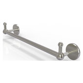  Prestige Skyline Collection 24'' Towel Bar with Integrated Peg Hooks in Satin Nickel, 26-1/4'' W x 3-13/16'' D x 3-5/16'' H
