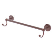  Prestige Skyline Collection 30'' Towel Bar with Integrated Hooks in Antique Copper, 32-1/4'' W x 5-11/16'' D x 3-7/8'' H