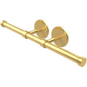  Prestige Skyline Collection Double Roll Toilet Tissue Holder, Polished Brass