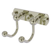  Prestige Skyline Collection 2-Position Multi Hook in Polished Nickel, 5-1/2'' W x 4'' D x 3-5/16'' H