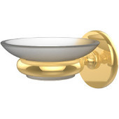  Prestige Skyline Collection Wall Mounted Soap Dish, Standard Finish, Polished Brass