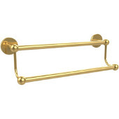  Prestige Skyline Collection 18 Inch Double Towel Bar, Unlacquered Brass