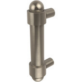  P-30 Series Cabinet Hardware 4-4/5'' W Pull with Knob Ends in Antique Pewter (Premium Finish), Available in Multiple Finishes