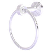  Pacific Beach Collection Towel Ring with Smooth Accent in Satin Chrome, 6'' Diameter x 4'' D x 7'' H
