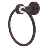  Pacific Beach Collection Towel Ring with Grooved Accents in Venetian Bronze, 6'' Diameter x 4'' D x 7'' H