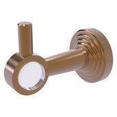  Pacific Beach Collection Robe Hook with Smooth Accent in Brushed Bronze, 2-1/4'' Diameter x 4'' D x 3-1/8'' H