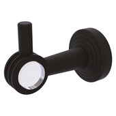  Pacific Beach Collection Robe Hook with Dotted Accents in Oil Rubbed Bronze, 2-1/4'' Diameter x 4'' D x 3-1/8'' H