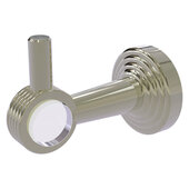  Pacific Beach Collection Robe Hook with Grooved Accents in Polished Nickel, 2-1/4'' Diameter x 4'' D x 3-1/8'' H