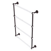  Pacific Beach Collection 4-Tier 24'' Ladder Towel Bar with Smooth Accent in Antique Bronze, 24-5/8'' W x 5'' D x 35-3/16'' H