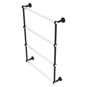  Pacific Beach Collection 4-Tier 24'' Ladder Towel Bar with Smooth Accent in Oil Rubbed Bronze, 24-5/8'' W x 5'' D x 35-3/16'' H